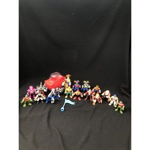 Lot Of 20 Imaginext Figures Captain Hook , Batman, Disney, Vintage